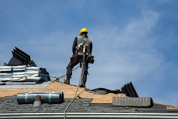 Professional Roof Replacement technician working in Middletown, NJ